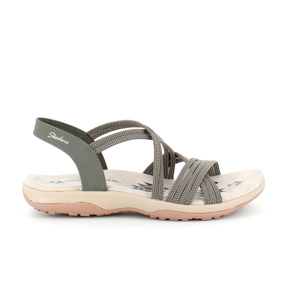 pas Advent Belønning Sandal fra Skechers med elastik remme og svangstøtte - 40 - Sandal med  svangstøtte